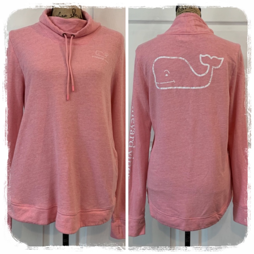 Vineyard Vines Pink Lightweight Sweatshirt sz. m